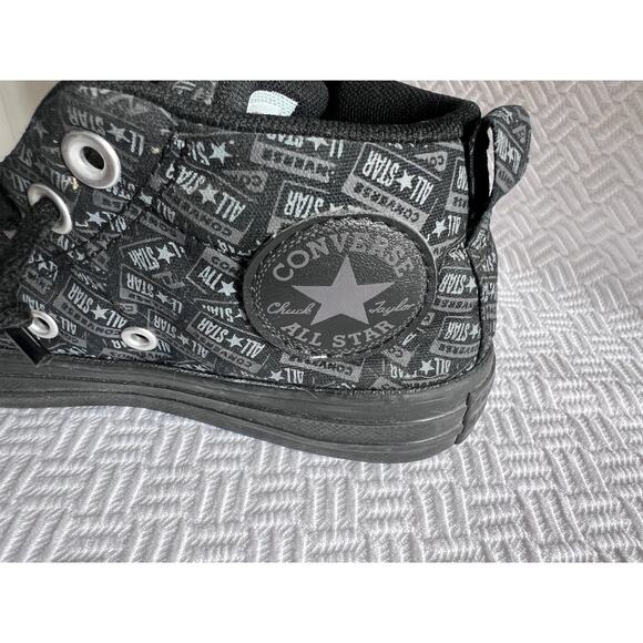 Converse Chuck Taylor All Star Street Black Gray Youth Sz 13 License Plate - Picture 9 of 11